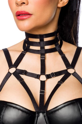 Harness-Wetlook-Minikleid 18266 - M/L