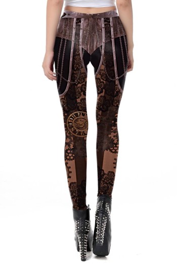 Steampunk Leggings 90515 - M