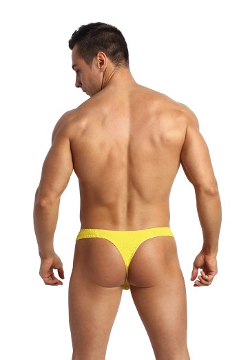 Herren String 053394 gelb - XL