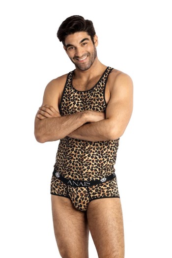 Herren Tank Top 053550 leopard - L