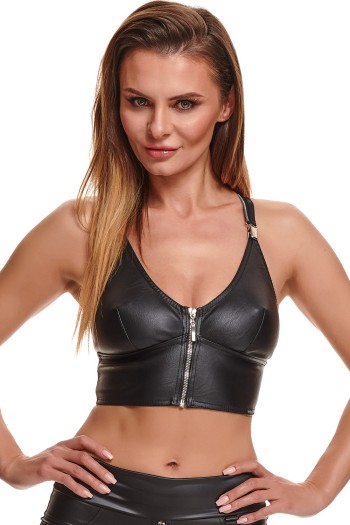 schwarzes Damen-Top BRZita001 - L