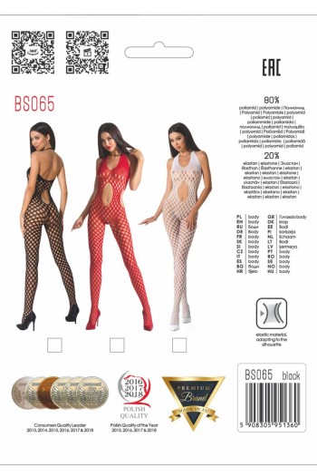 schwarzer Bodystocking BS065 von Passion