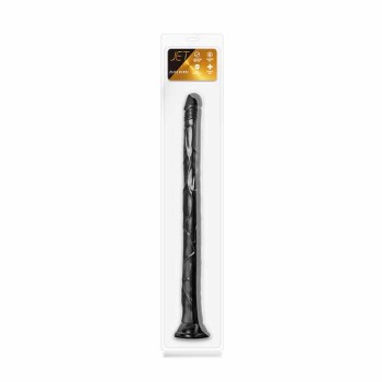 Mega Dildo Black Mamba 45,7 cm schwarz metallic Jet