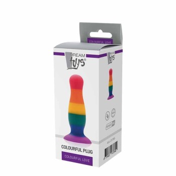 Colourful Love Anal Plug bunt 12,5 cm Dream Toys