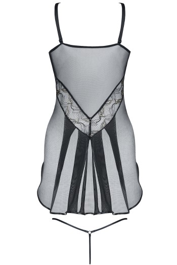 schwarzes Minikleid Lucette - L