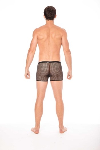 schwarze Netz Boxer Short 2007-67 - M