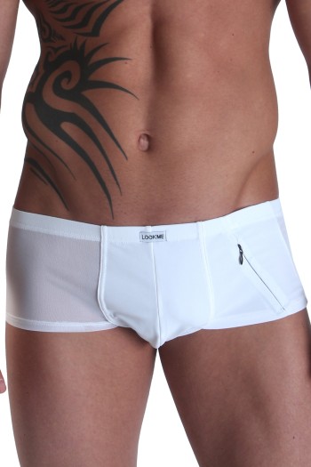 weißer Herren Short Open Heart M von Look Me