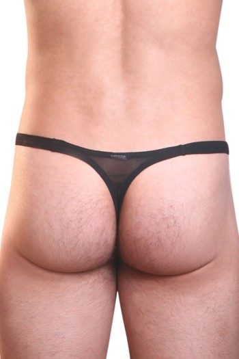 schwarzer Männer String-Tanga Audacious XL von Look Me