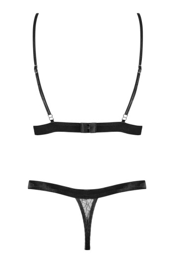 060718 Set aus Bralette Spitze und String - L (BH 75C/80B & Panty 40)