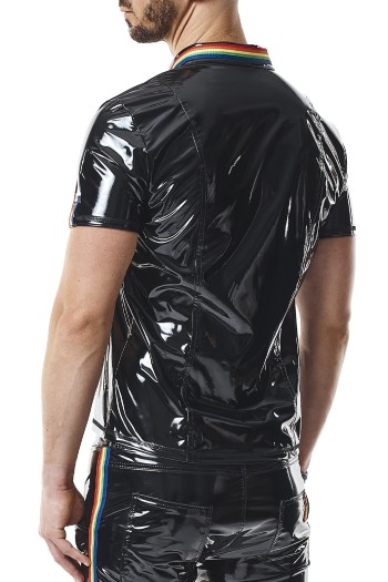 PVC Polo Shirt RMRaffaeleRBW schwarz - XL