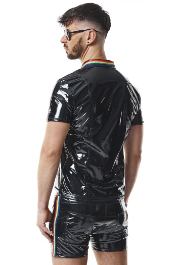 PVC Polo Shirt RMRaffaeleRBW schwarz - XL