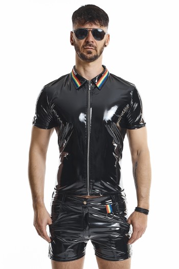 PVC Herren Polo Shirt RMRemigioRBW schwarz - XL