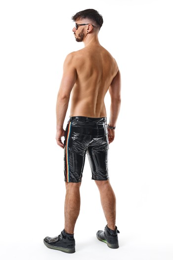 Herren PVC Shorts RMUmbertoRBW schwarz - L