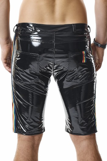 Herren PVC Shorts RMUmbertoRBW schwarz - XL