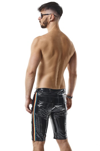 Herren PVC Shorts RMUmbertoRBW schwarz - L