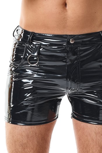 Herren PVC Shorts RMFabianoPVC schwarz - M