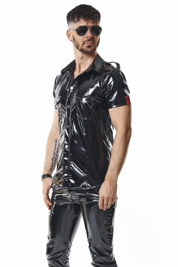 PVC Herren T-Shirt RMLeonardoPVC schwarz - L