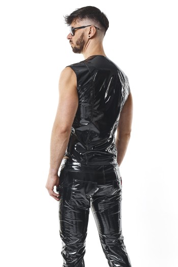 PVC Herren Weste RMOtelloPVC schwarz - 2XL