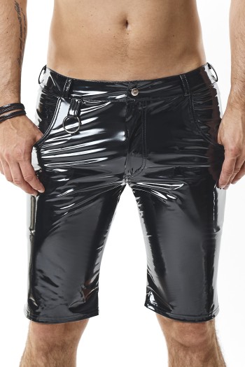 Herren PVC Shorts RMFlavioPVC schwarz - M