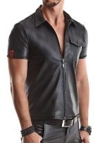 Herren T-Shirt RMEmilio001 schwarz von Regnes Fetish Planet Red Mark 2