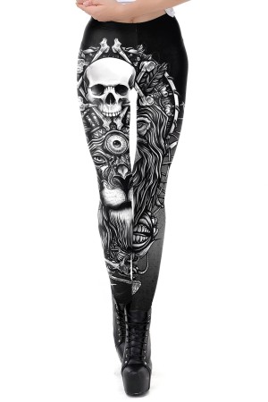 Skull Leggings 90511 von Ocultica