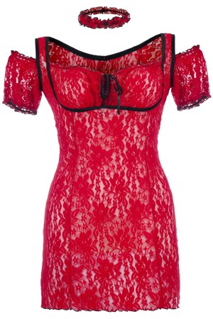 rotes Chemise SB/1008 50/52 Sexy Base