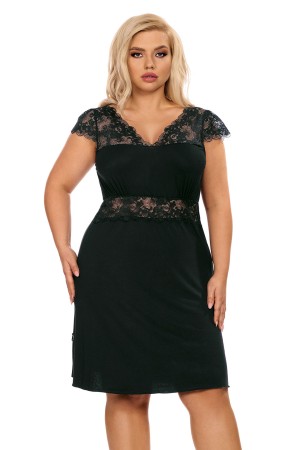 schwarzes Nachtkleid H181417 - 3XL