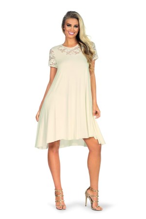 ecru Nachtkleid H182202 von Hamana