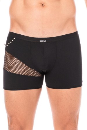 Herren Boxer Short 2004-67 schwarz von Look Me