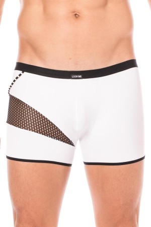 Herren Boxer Short 2004-67 weiß von Look Me