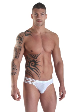 weisser Herren Mini Slip Strip von Look Me