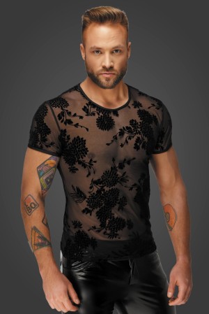 Flower Flock T-Shirt H073 von Noir Handmade Alpha Collection