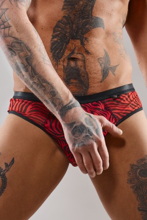 Netz-Slip REAndres001 schwarz/rot von RFP Razor’s Edge Kollektion