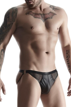 Jock Slip BRI007 schwarz von Regnes Fetish Planet