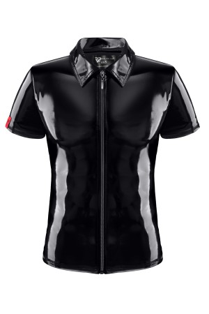 PVC Herren Polo Shirt RMRoccoPVC schwarz - S