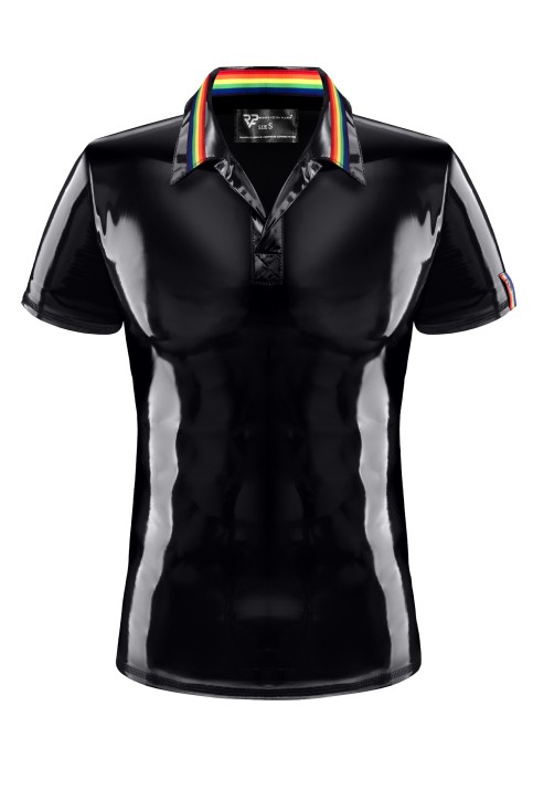 PVC Polo Shirt RMRaffaeleRBW schwarz - XL