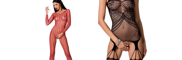 Bodystocking/Catsuits ouvert