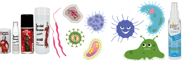Desinfektions und Pflegemittel